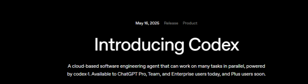 达人配资 OpenAI上线AI编程助手Codex 会是码农的噩梦还是福音？